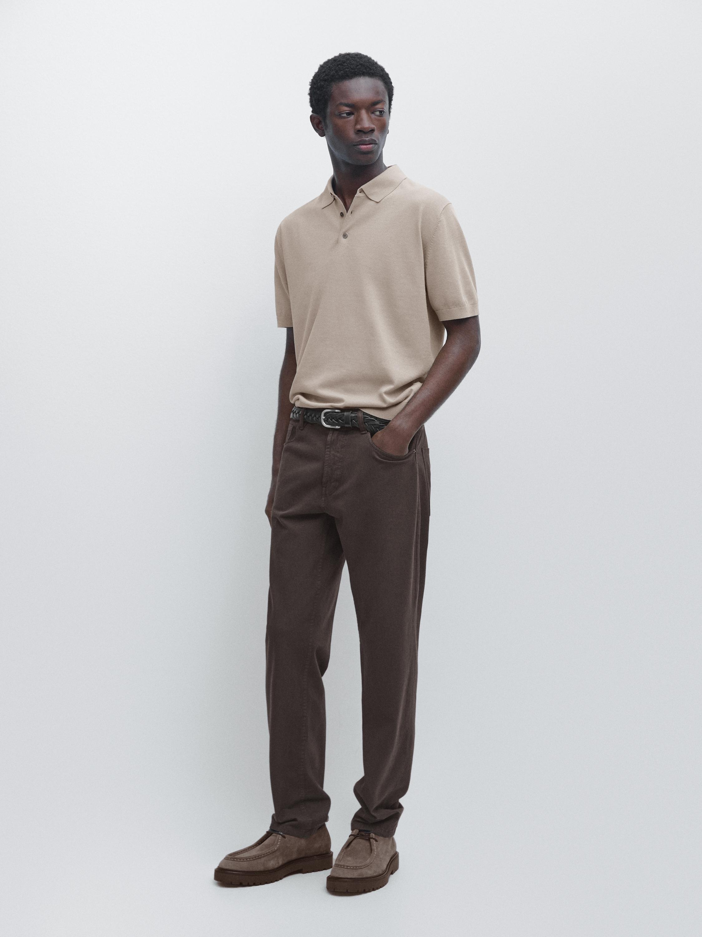 Polo en maille de coton